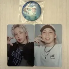 treasure ヒョンソク　wonderwall トレカ　缶バッジ