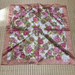 【新品】Burberrys 花柄 ハンカチ約50cm