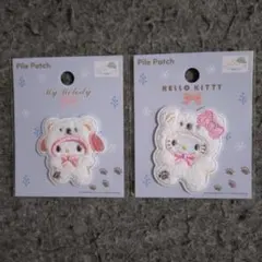 My Melody & Hello Kitty 　ワッペンセット