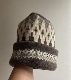 デッドストック BRONER 90s Nordic Beanie USA製のサムネイル