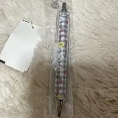 んぽちゃむ　ボールペン チェック柄　アベイル