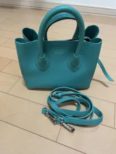 D.KELLY ターコイズ ハンドバッグ（ ディーケリー）