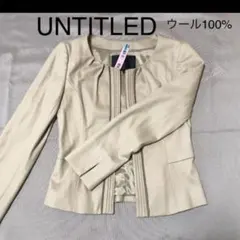 UNTITLED ウールノーカラージャケットのサムネイル