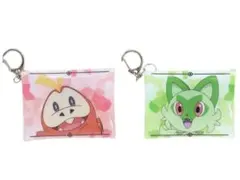 ポケットモンスター グッズ マルチケース　ミニPVCポーチ ニャオハ　ホゲータ