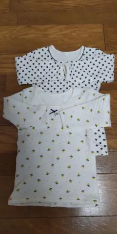 長袖シャツ100　厚め 2枚