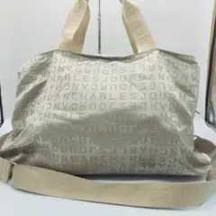 シャルルジョルダン　ボストンバッグ　ストラップ　大容量のサムネイル