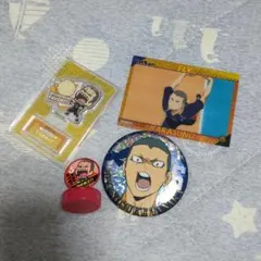 ハイキュー！！ 田中龍之介 缶バッジセット。