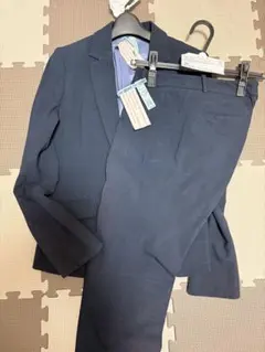 P.S.FA セットアップ チェック ネイビー ウォッシャブル 上11 下9