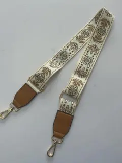 バッグひも　バッグベルト　ハンドメイド素材　花柄スマホショルダーストラップ