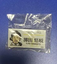 若鷹ガチャ　ネームプレート風アクリルクリップバッジ　柳田悠岐