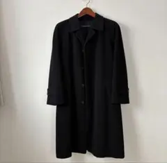 【極美品】Christian Dior カシミヤ混 ステンカラーコート　ネイビーのサムネイル