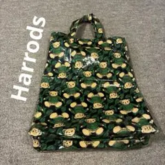 Harrods ハロッズ　ビニールトートバッグ　くま柄のサムネイル