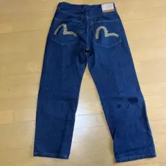 EVISUGENESデニムパンツ ボタンフライ インディゴ - メルカリ