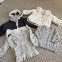 ベビー 80cm アウターとニット