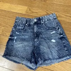 デニム ハーフパンツ ダメージＭ