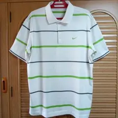 Nike Golf ポロシャツ ホワイト/グリーンXLのサムネイル