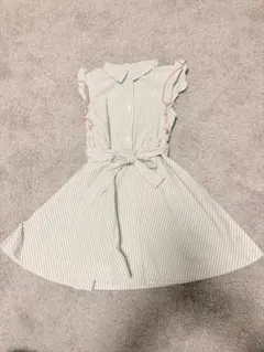 プチバトー　ノースリーブワンピース　4ans