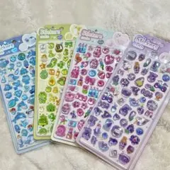 ひ*な様 キャラクターシールセット うるちゅる ボンボンドロップシール 4種セッ