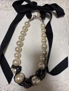 【美品‼️】大粒パールネックレス