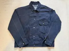 美品★ユニクロ 1st デニムジャケット 濃紺 Gジャン ファーストモデル L