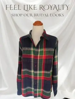 トミーヒルフィガー 長袖チェックシャツ