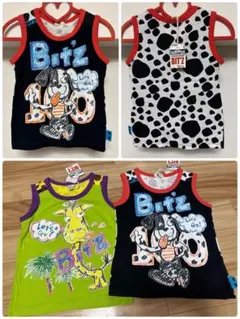 新品Bit'zビッツ　ダルメシアンメッシュタンクトップ120男女◎ サイズ違い有
