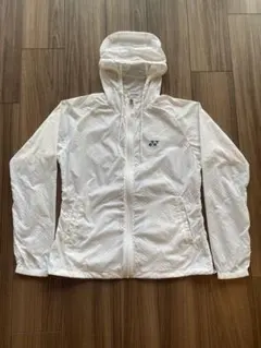 YONEX フード付きホワイトジャケット L