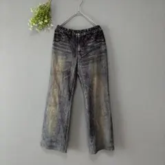 ★トランク［M］極美品　日本製　デニムプリント　デニムレギンスパンツ　スパッツ