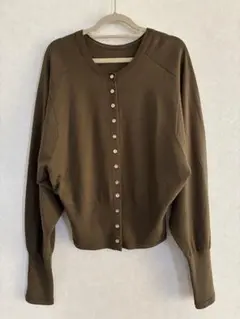 グリーンレーベルリラクシング ☆タグ無未使用 エブリークルーネックカーディガン