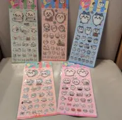 韓国限定　ちいかわ　５サイズステッカー ぷっくりシール 立体シール　5種セッ