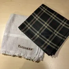 Talisker タリスカー　Glenlivet グレンリベット ハンカチ２枚