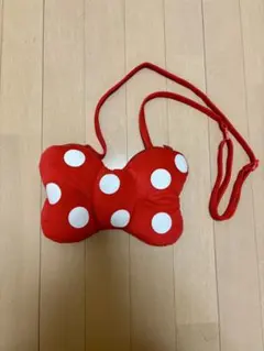 ディズニー　ミニー　リボン ショルダーポシェット
