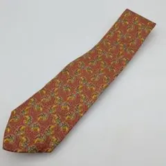 ⑬ Ferragamo フェラガモ ネクタイ パーティー ブランド 象 ゾウ