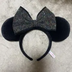 ディズニー　ミニー　スパンコール　レインボー　カチューシャ