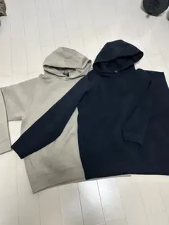 ユニクロのウルトラストレッチドライスウェットプルパーカー2色セット