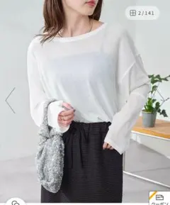 Ciaopanic TYPY　シアー 長袖Tシャツ