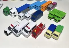 ミニカー ポケットトミカ 消防車 救急車 トラック バス