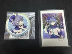 CRフェス ade あで ホログラム チェキ風カード 缶バッジ