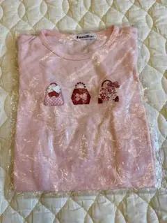 【新品タグ付き】 familiar 半袖Tシャツ 100 ピンク バッグモチーフのサムネイル