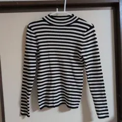 レディース ボーダーニット Lサイズ