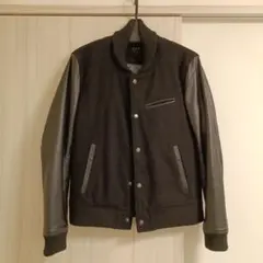 GGD 黒 ウール レザー ジャケットのサムネイル