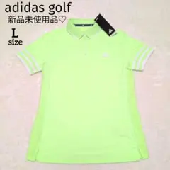 新品未使用♡adidas golf ポロシャツ L 渋野日向子プロ♡ライム色