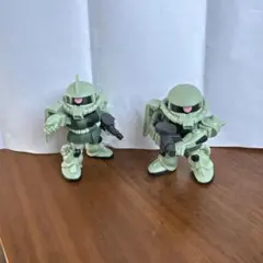 ザク II フィギュア 2体セット 武器付き