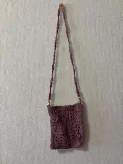 手編み ショルダーバッグ ハンドメイド サコッシュ