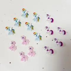 ネイルパーツ　まとめ売り　ユニコーン15個