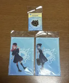 hololive Station アクリルスタンド 2種　ロゴピンバッジ