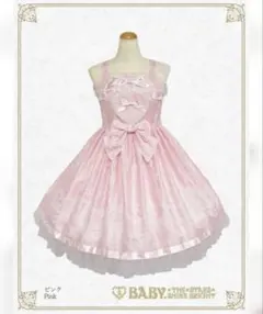 BABY Sugar Rose Tea Time プリント JSKピンク