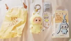 正規品 PIN FOR LOVE イニシャル 【 F 】ラブブ POPMART