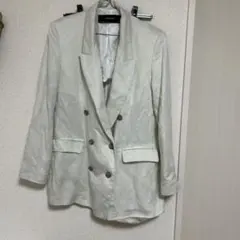 ZARABASIC ザラベーシック　ジャケット　白