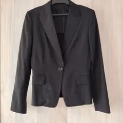 【COMME CA DU MODE】黒 シングルボタン ビジネスジャケット